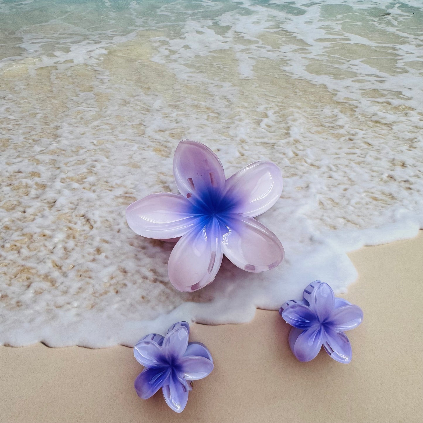 HAIR CLIPS HAWAIIAN SET OF 3