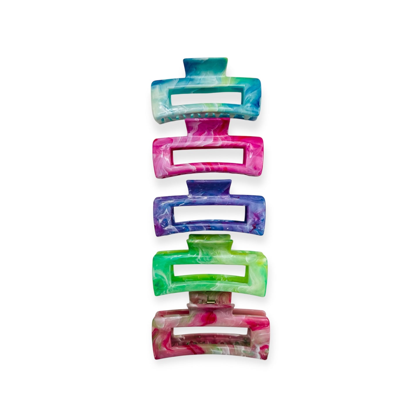 HAIR CLIPS COLORFUL FLOWER DESIDN