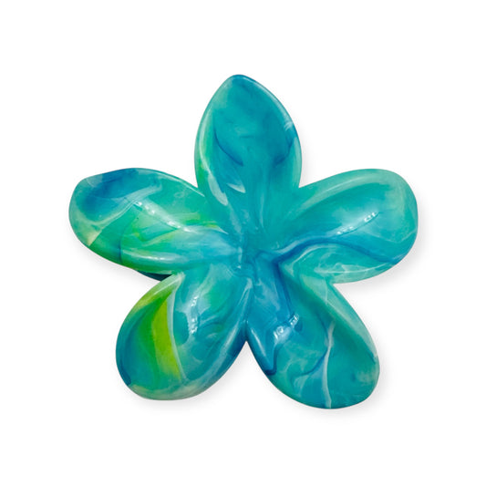 HAIR CLIPS TROPICAL FLOWER