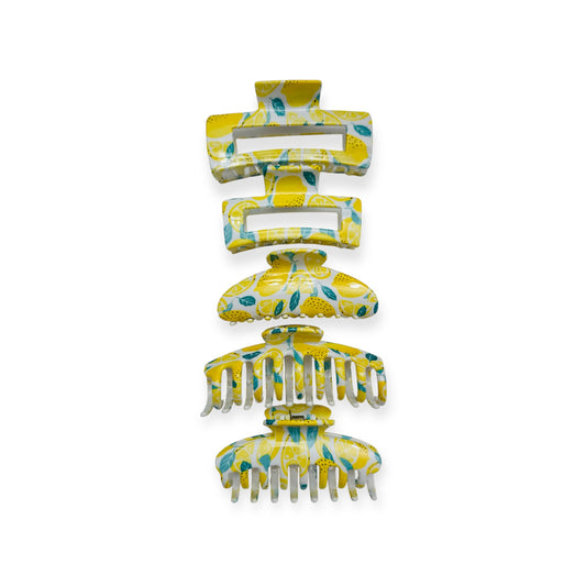 HAIR CLIPS LEMON