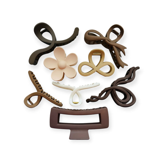 HAIR CLIPS THE ESSENTIAL EIGHT SET OF 8 #3