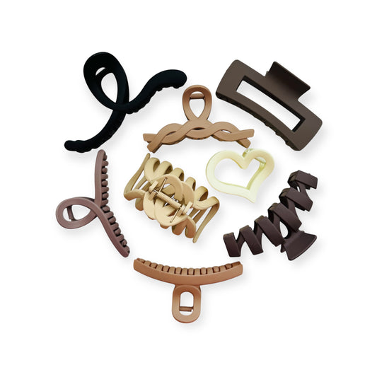HAIR CLIPS THE ESSENTIAL EIGHT SET OF 8 #2